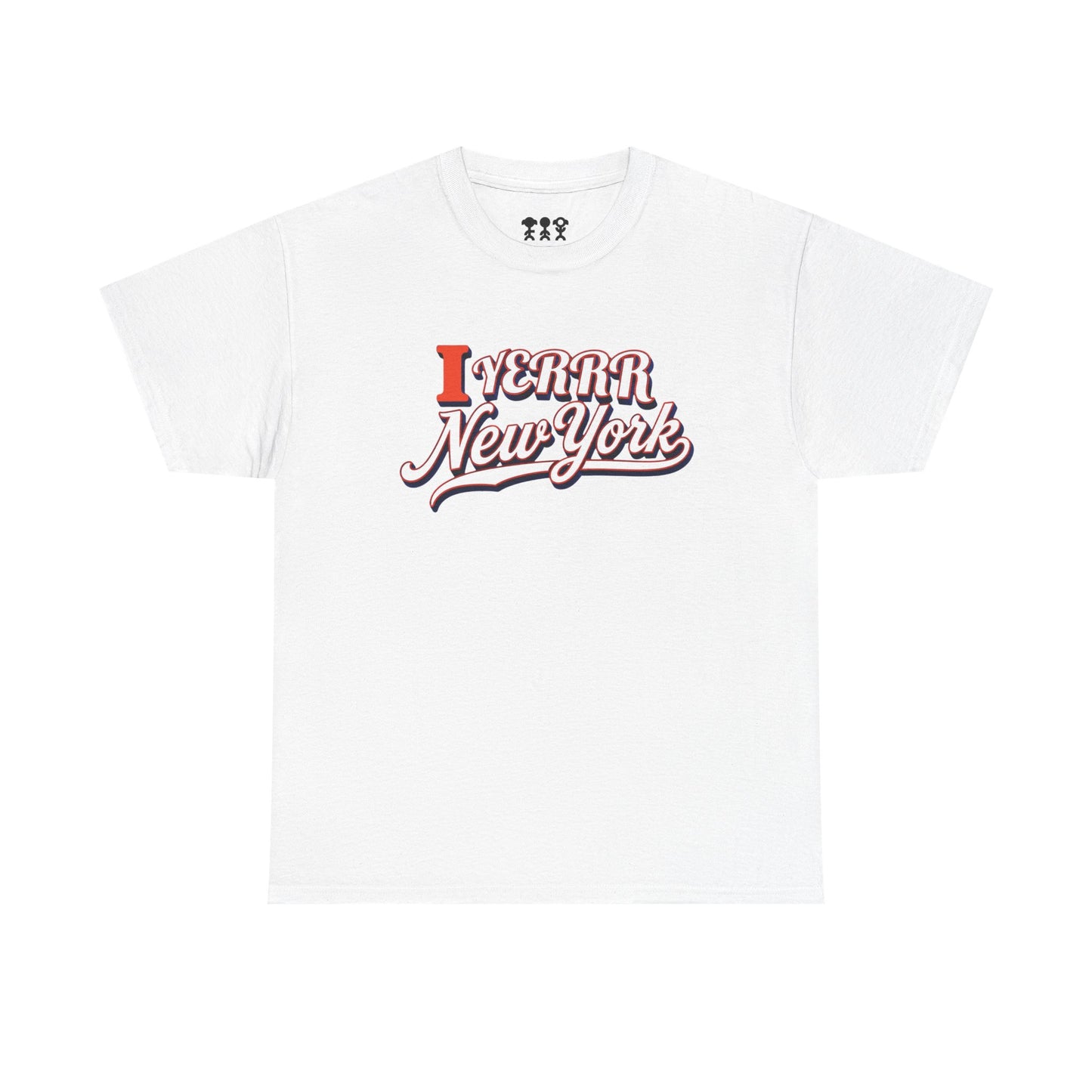I Yerrr New York(KNICKS) Retro Script Graphic T-Shirt