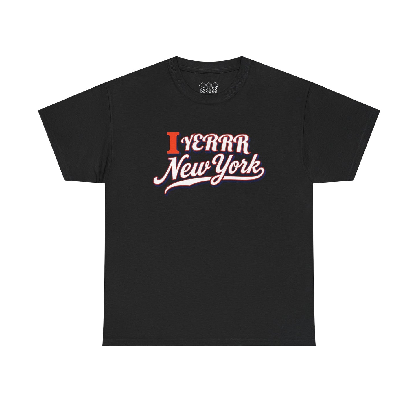 I Yerrr New York(KNICKS) Retro Script Graphic T-Shirt