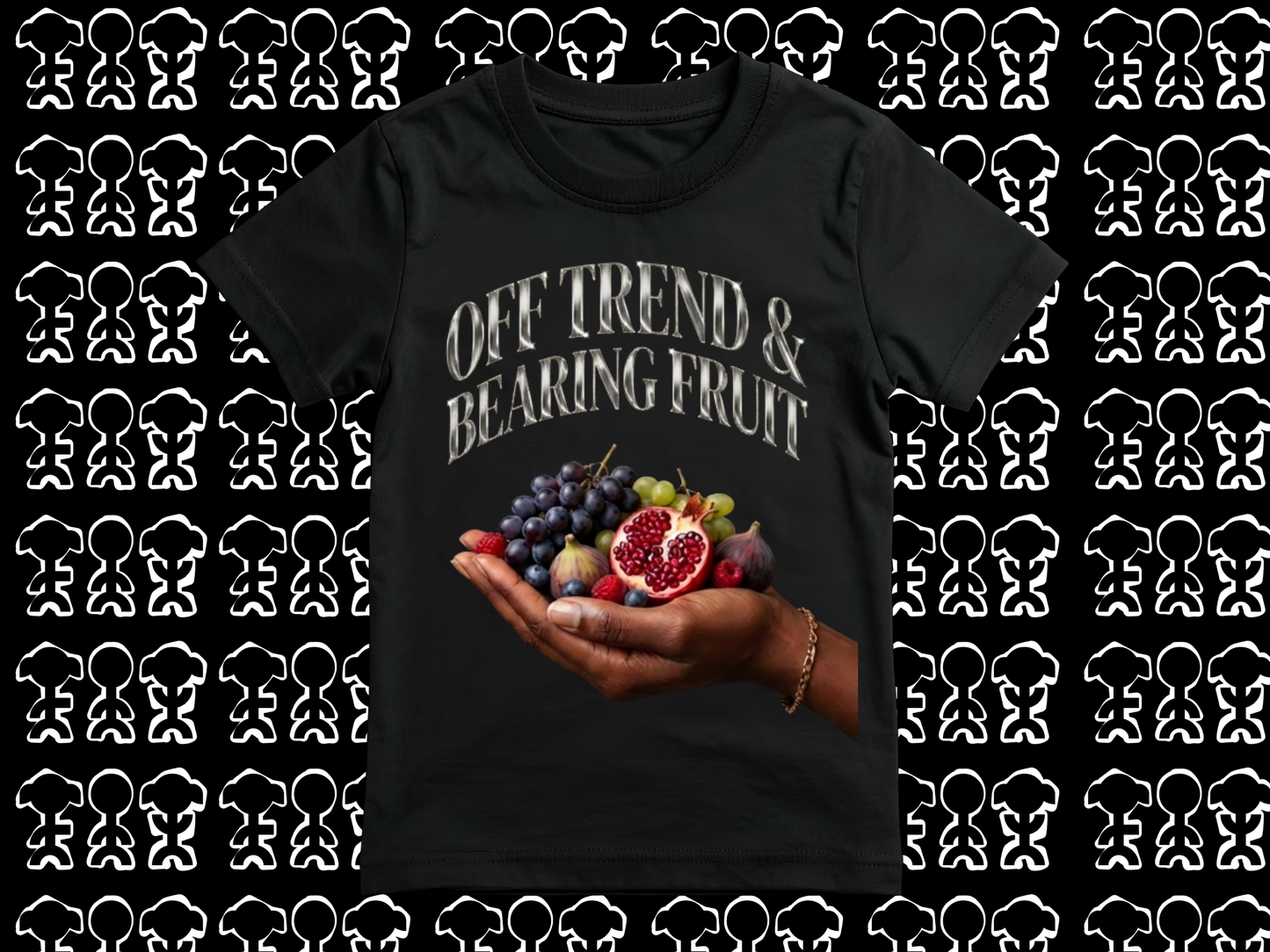 Vintage Graphic Rap Tee — "Off Trend, Bearing Fruit"