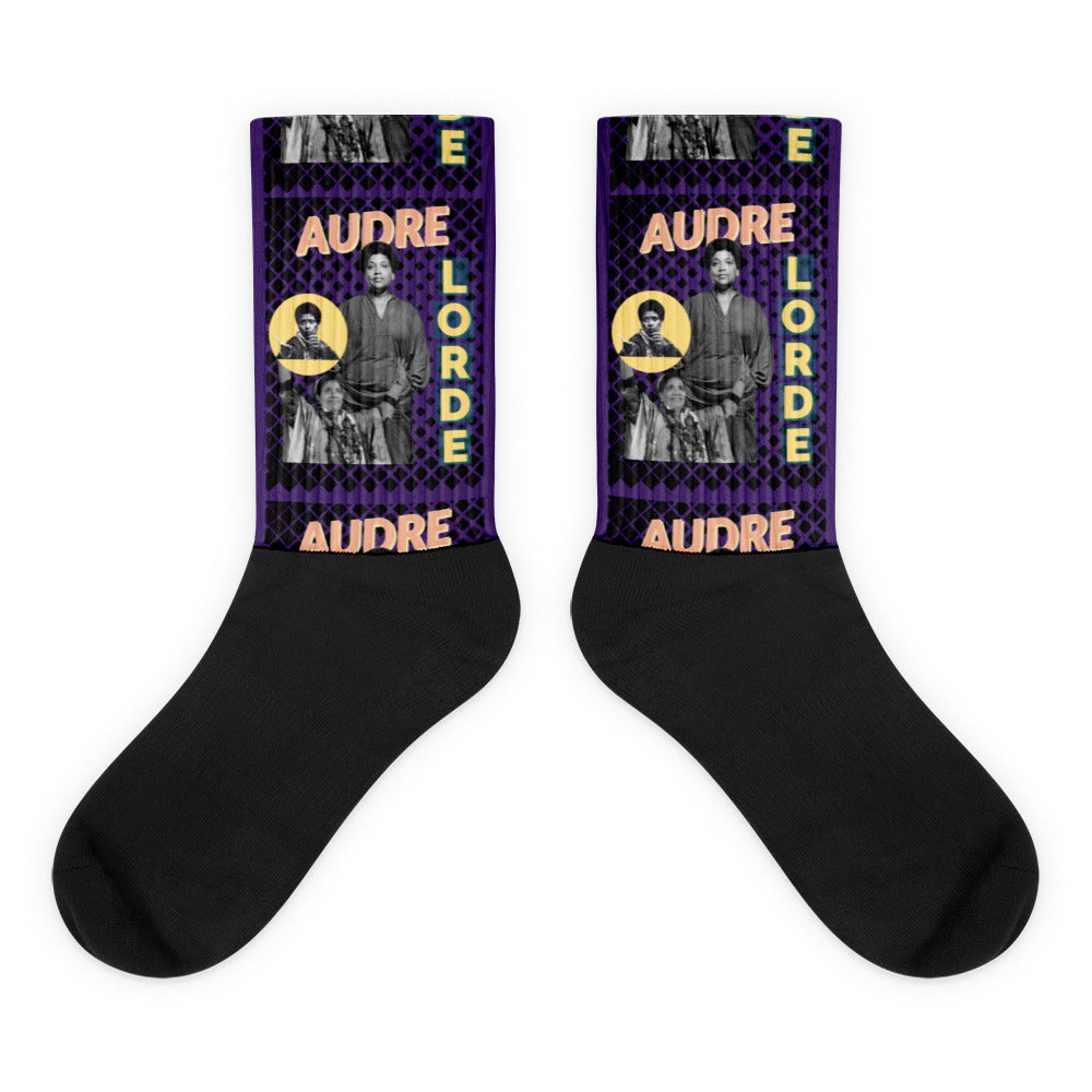 Audre Lorde Reverence Icon Socks