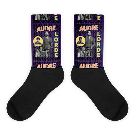 Audre Lorde Reverence Icon Socks